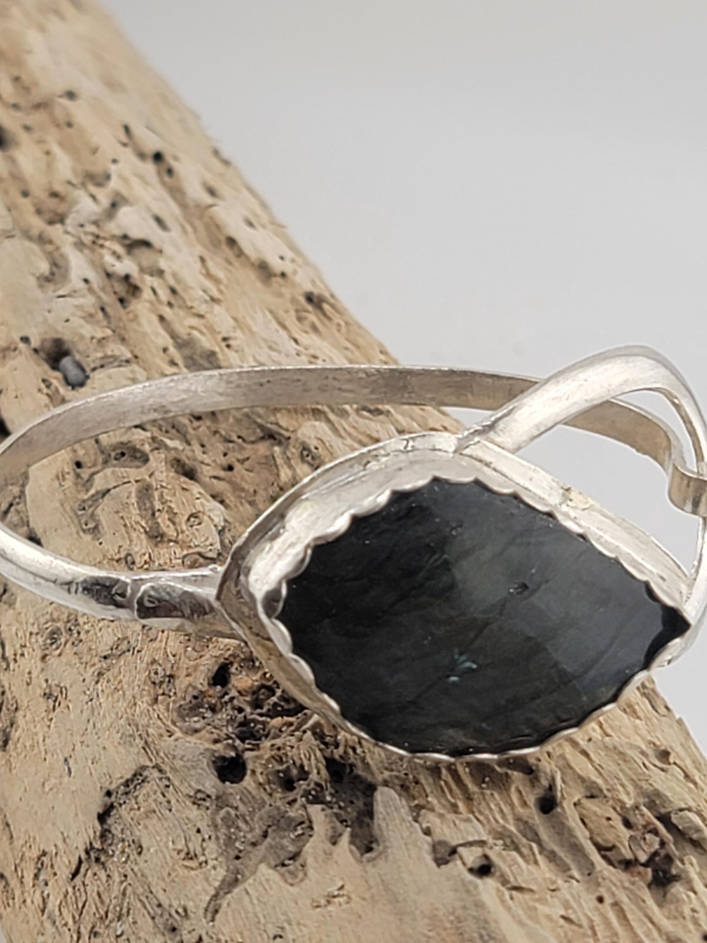 LABRADORITE BANGLE BRACELET