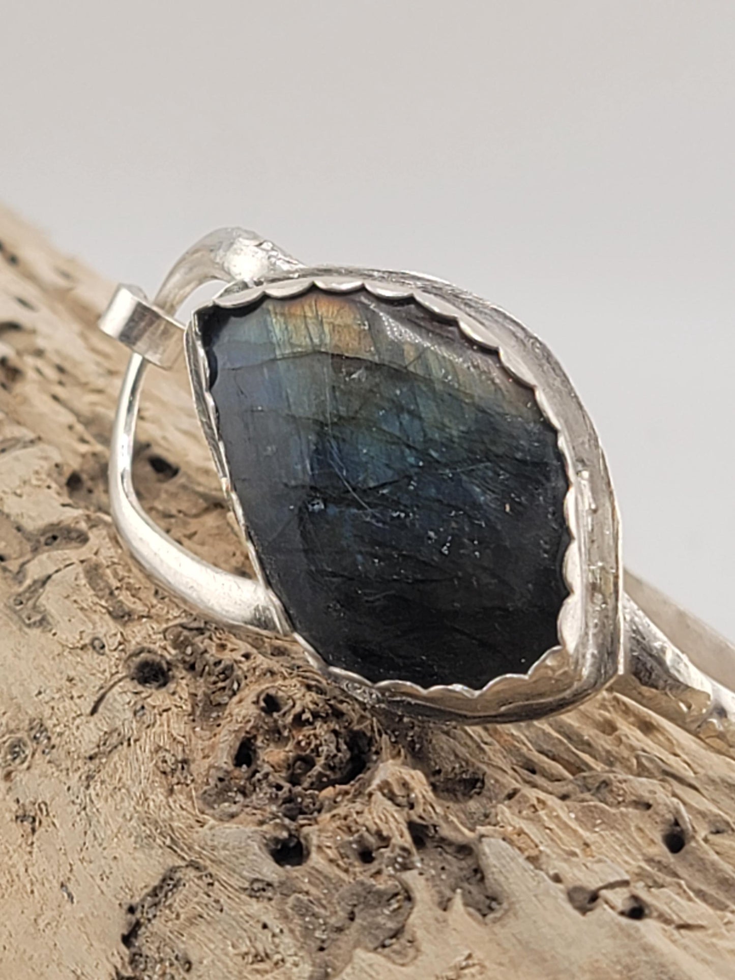 LABRADORITE BANGLE BRACELET