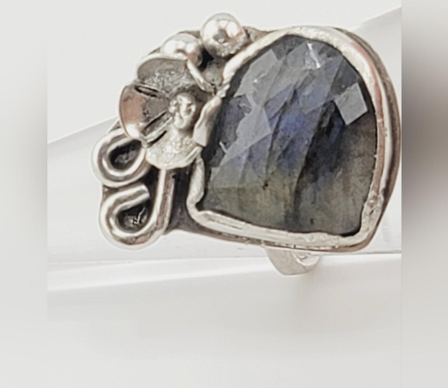 LABRADORITE GARDEN RING