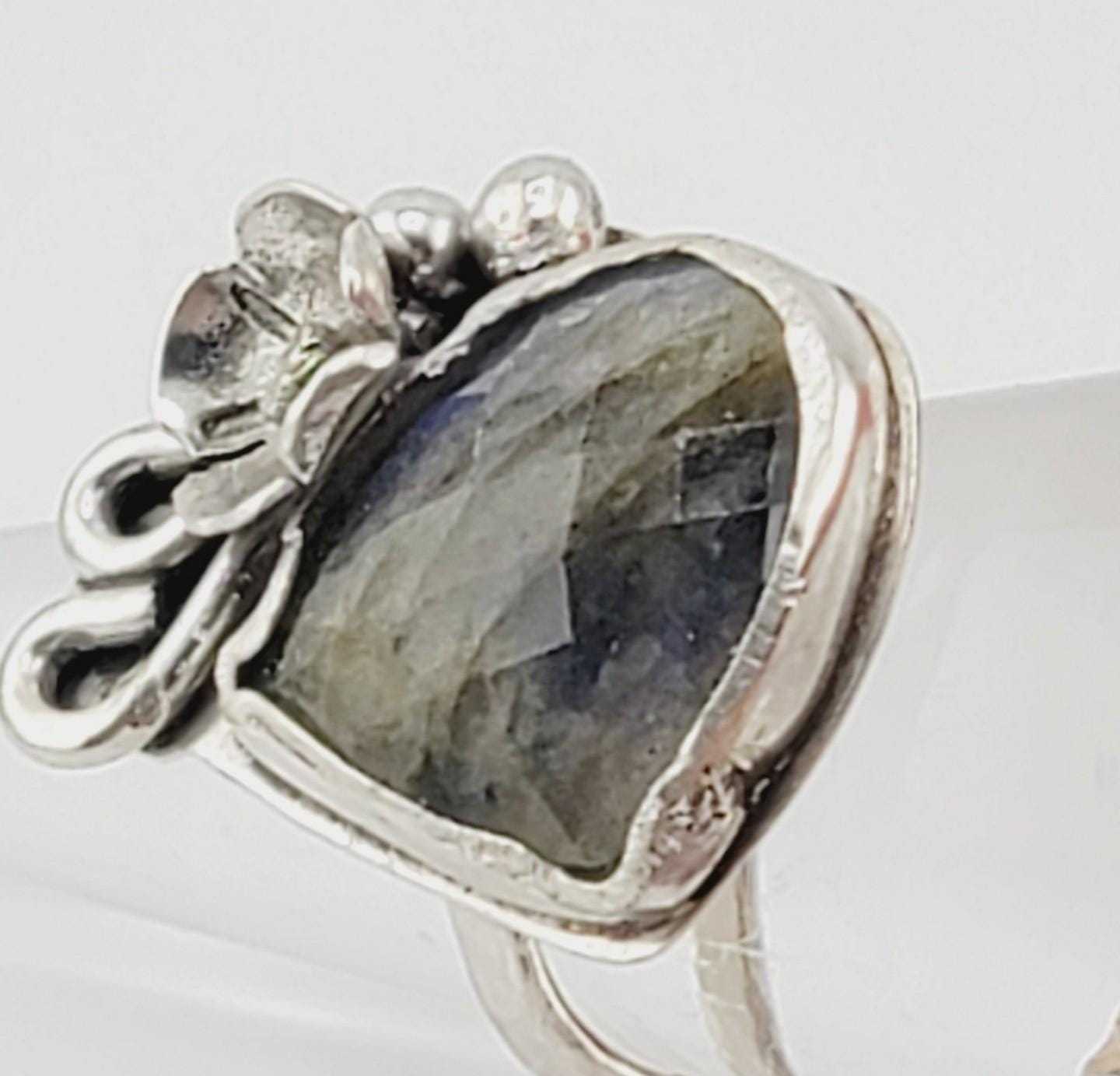 LABRADORITE GARDEN RING