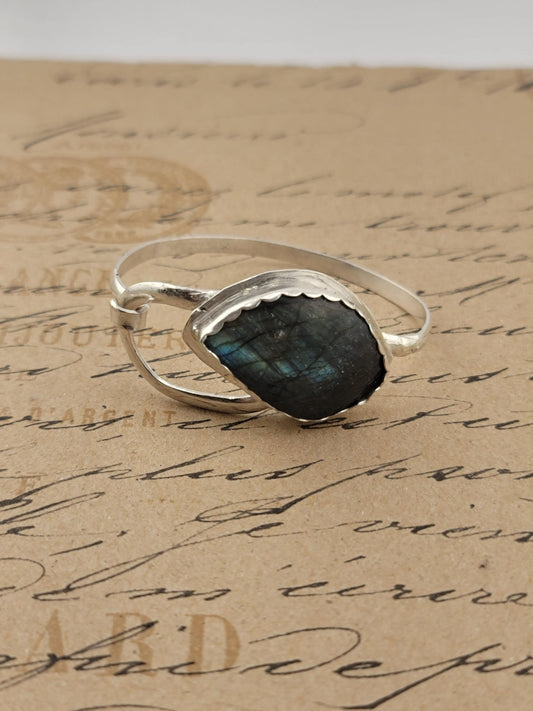 LABRADORITE BANGLE BRACELET