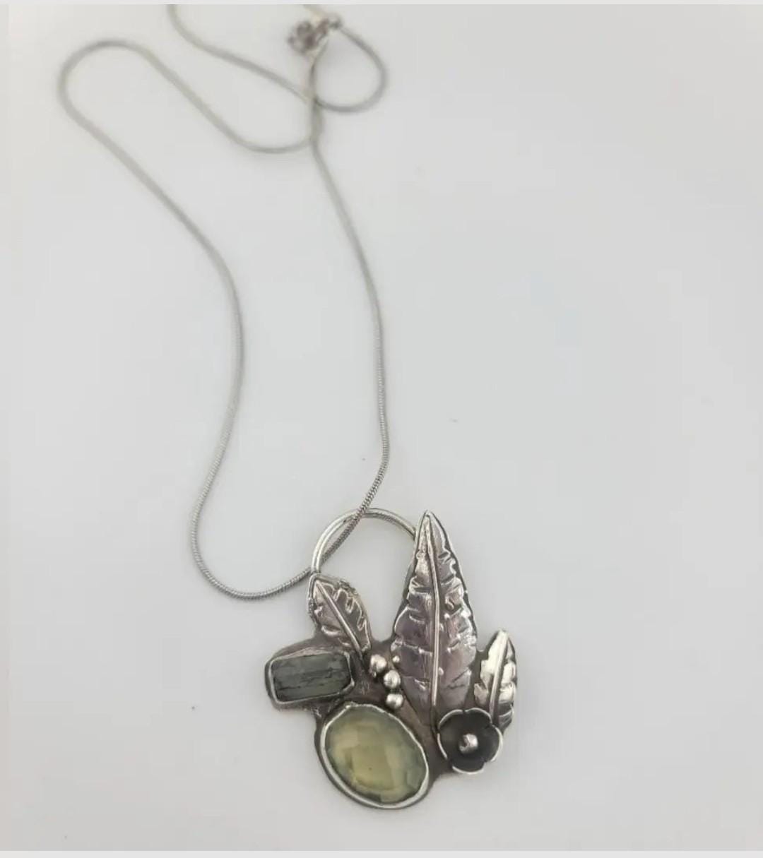 PREHNITE & TOURMALINE