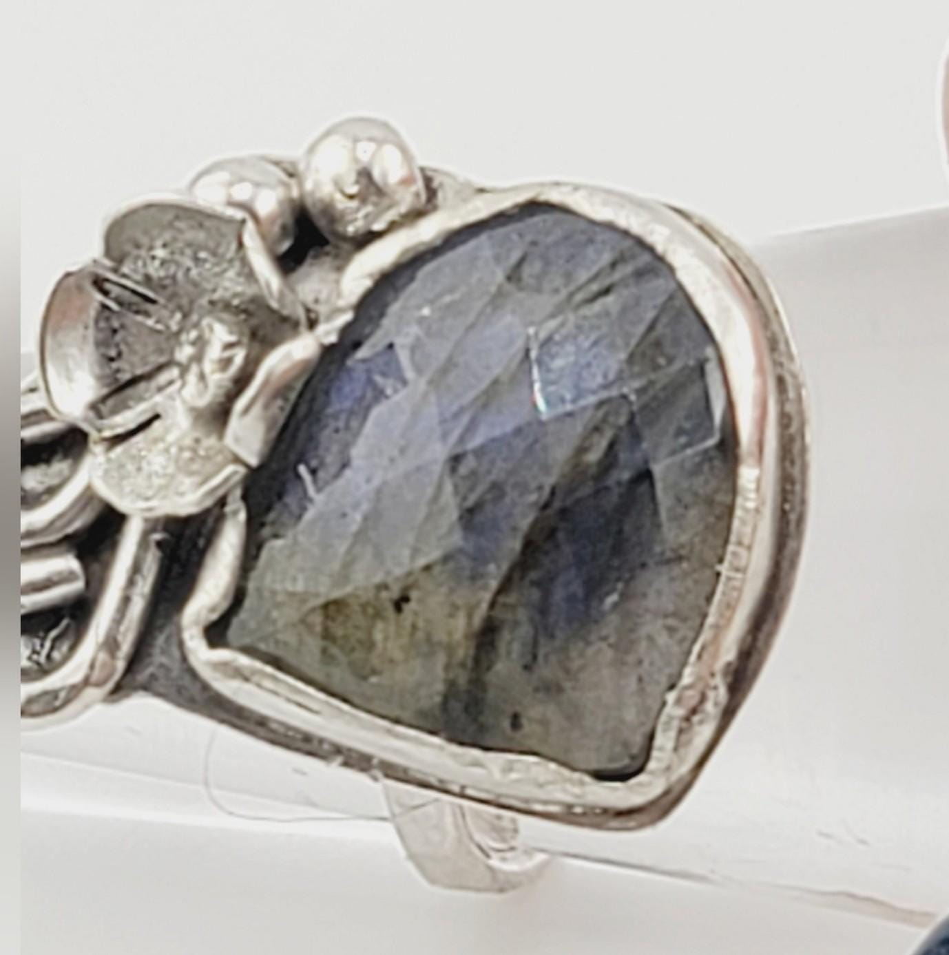 LABRADORITE GARDEN RING