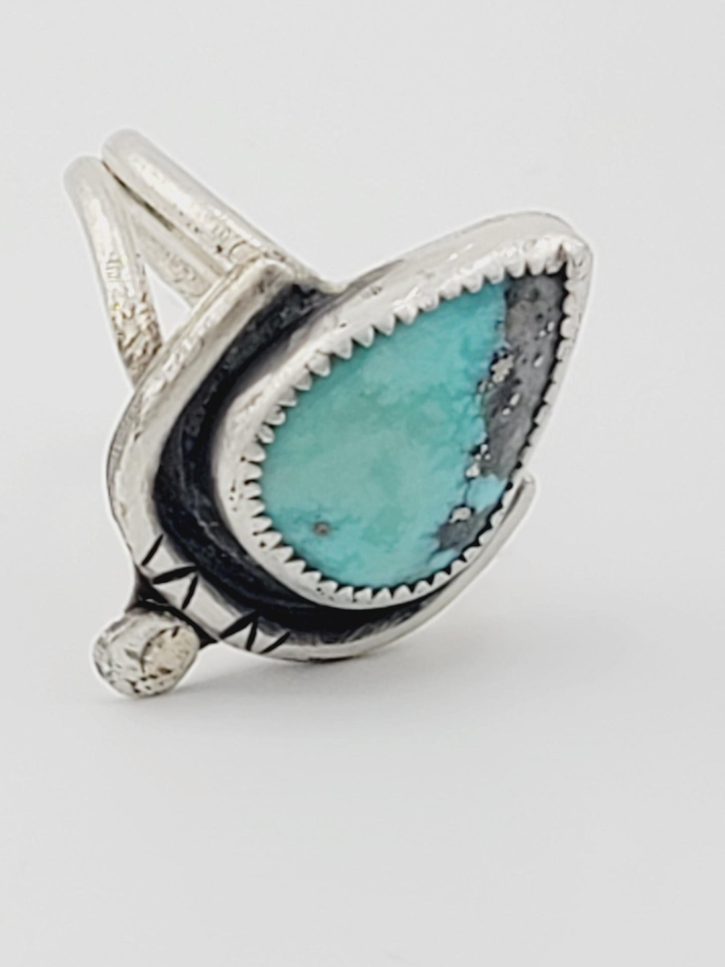Turquoise bohemian ring